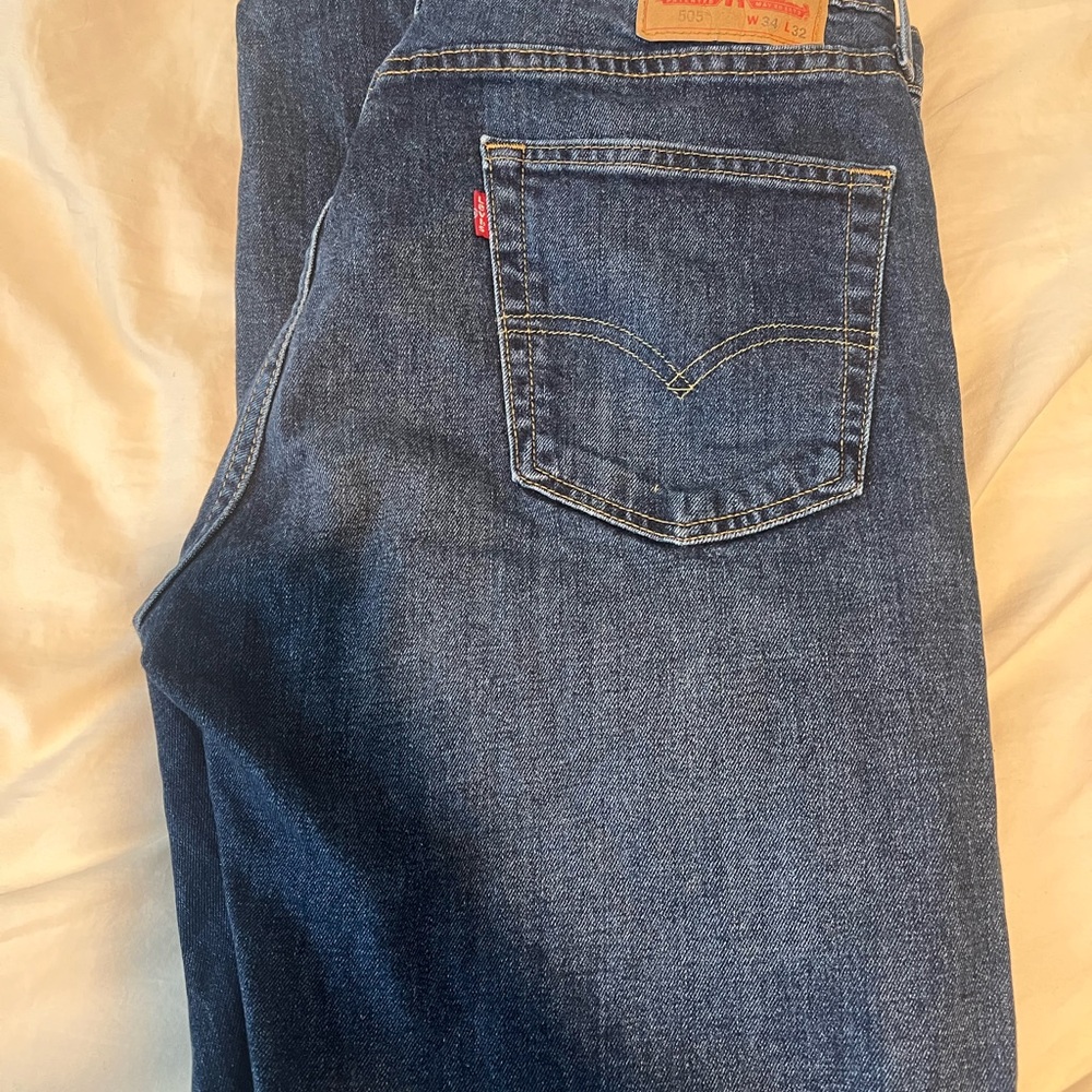 Levi's Men's Straight-Leg Indigo Blue Jeans